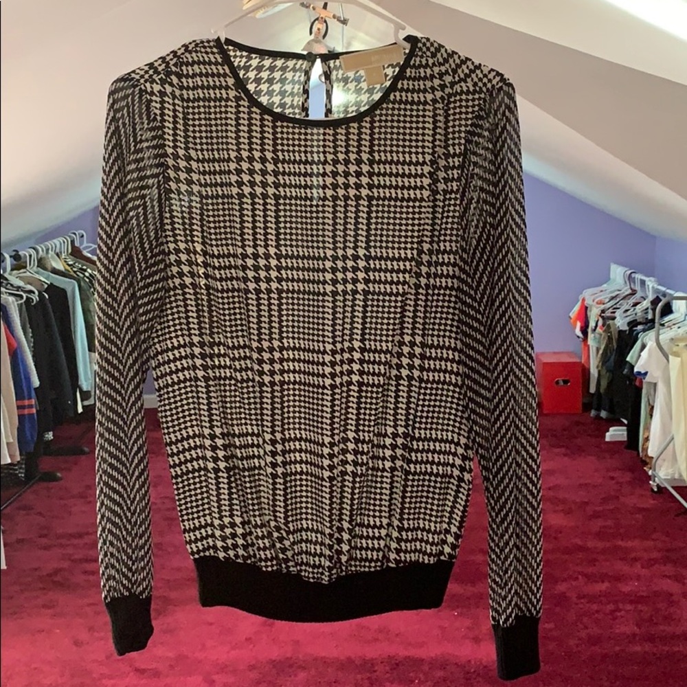 Michael Kors Herringbone Top